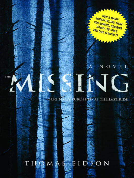 Title details for The Missing by Thomas Eidson - Available